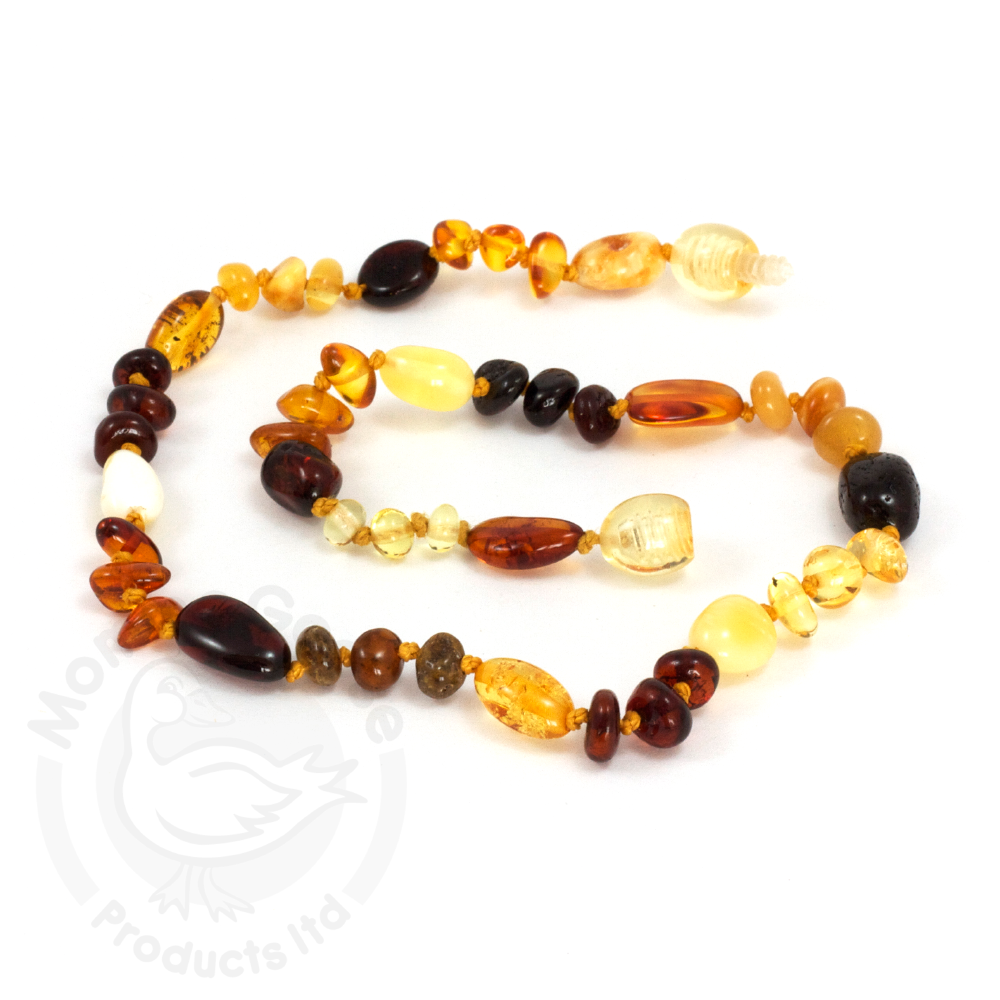 Pure amber teething on sale necklace