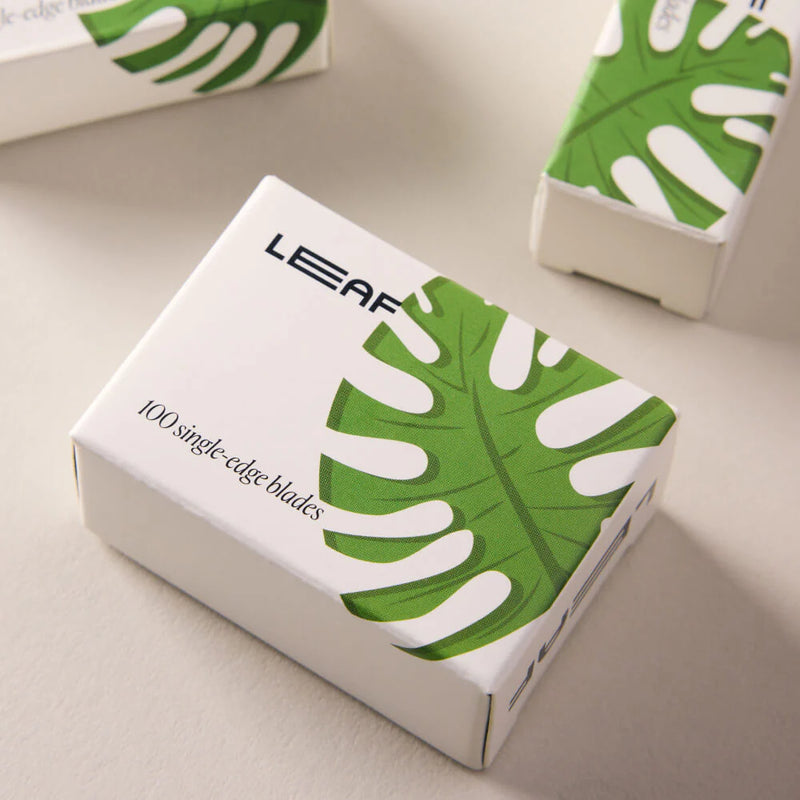 Leaf Shave -  100 Single-Edge Blades