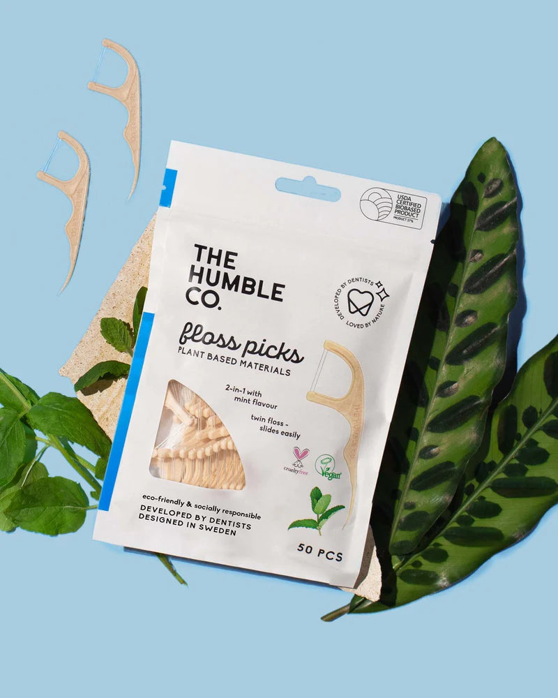 Humble Co Biodegradable Floss Picks