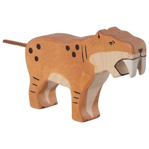 Holztiger Saber-Toothed Tiger