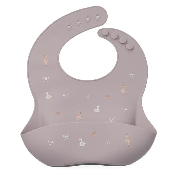 Noüka  Pattern Silicone Bib