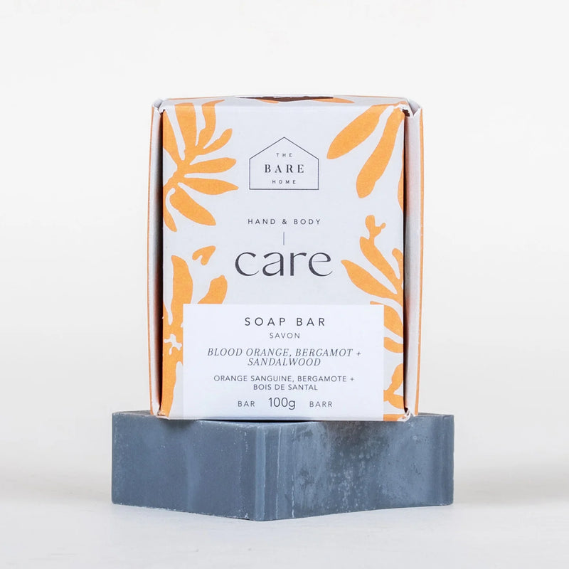 The Bare Home Soap Bar Blood Orange, Bergamot & Sandalwood