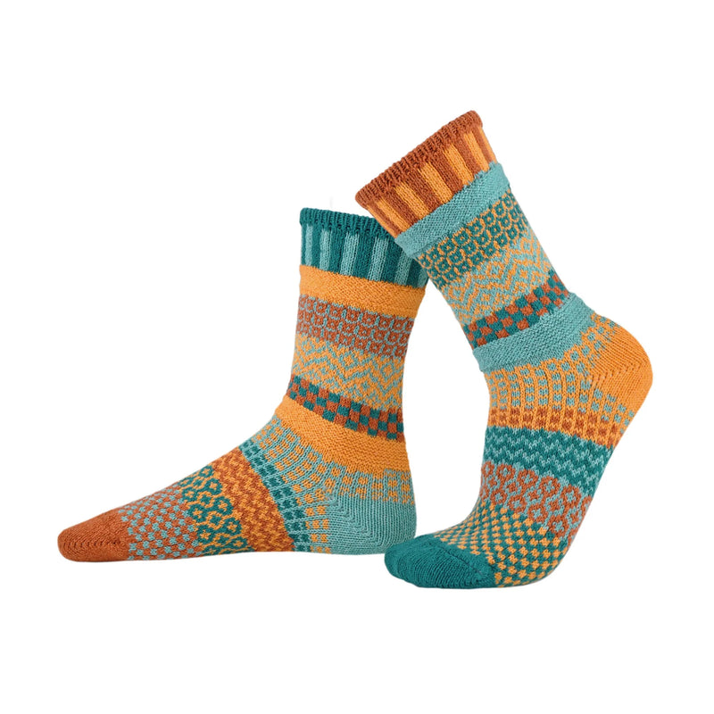 Solmate Adult Crew Socks Dune