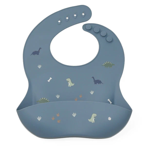 Noüka  Pattern Silicone Bib