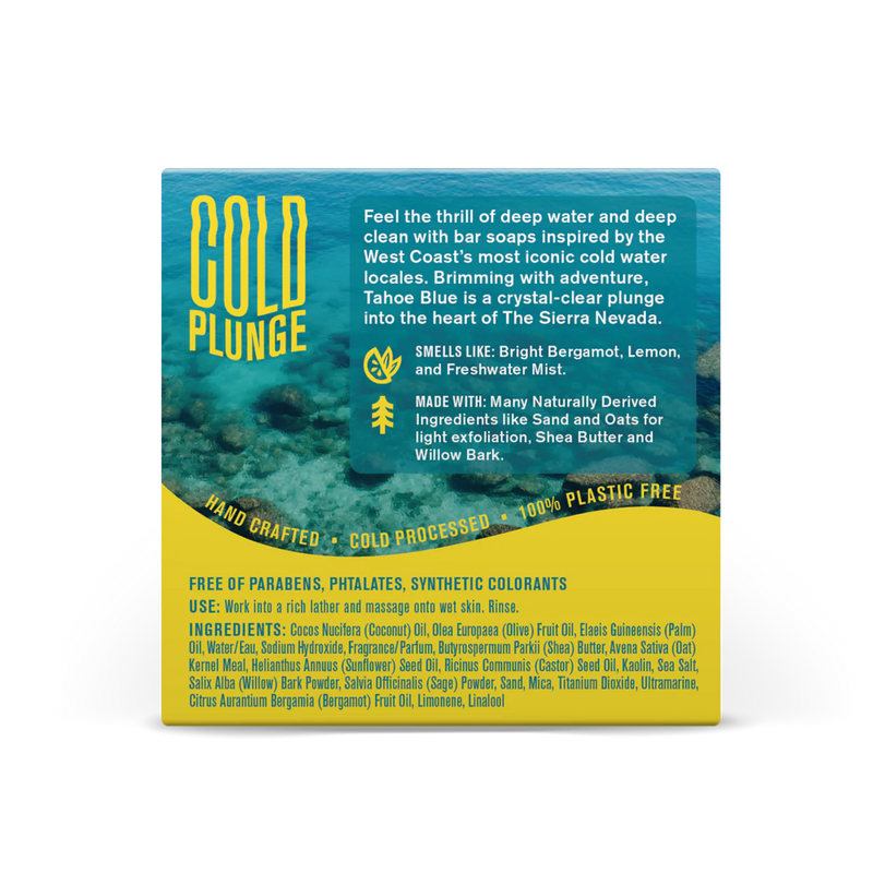 Every Man Jack Cold Plunge Bar Soap Tahoe Blue