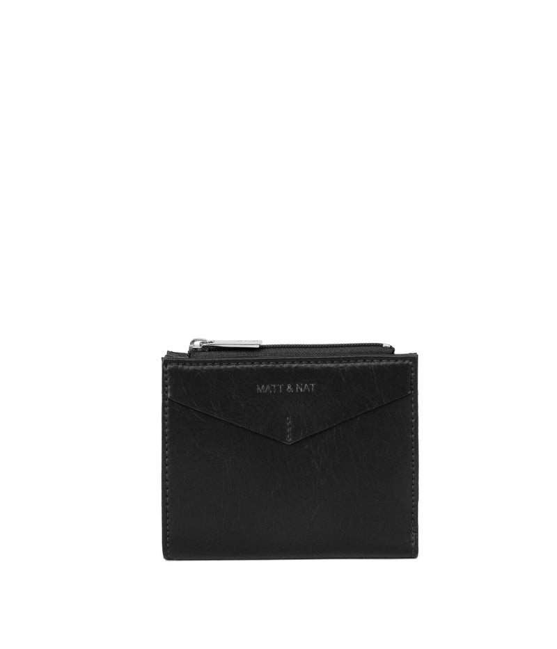 Matt & Nat Wallet - Theme Vegan Wallet  - Small Rome Bifold Wallet Black