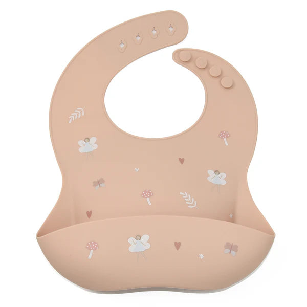 Noüka  Pattern Silicone Bib