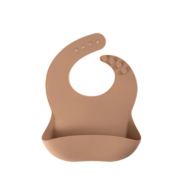 Lil North Co - Silicone Bib - Taupe