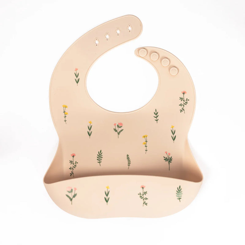 Lil North Co - Silicone Bib - Wildflowers