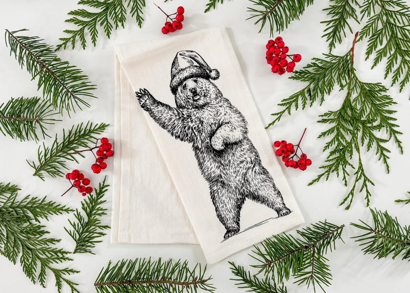 Your Green Kitchen -  Tea Towel Holiday Bear