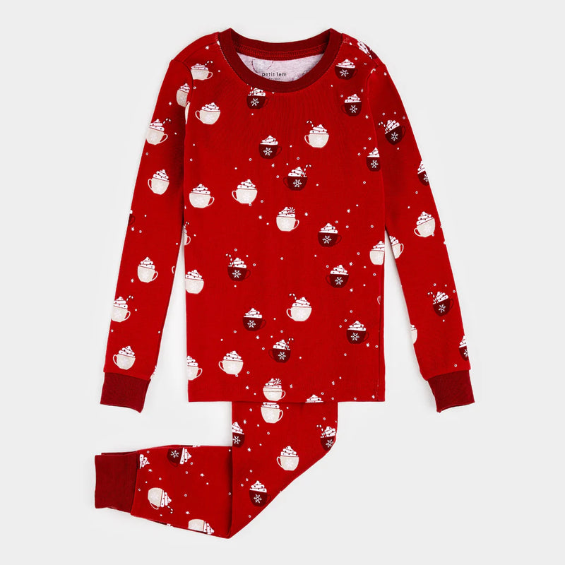 Petit Lem Hot Cocoa Holiday PJ Set FINAL SALE