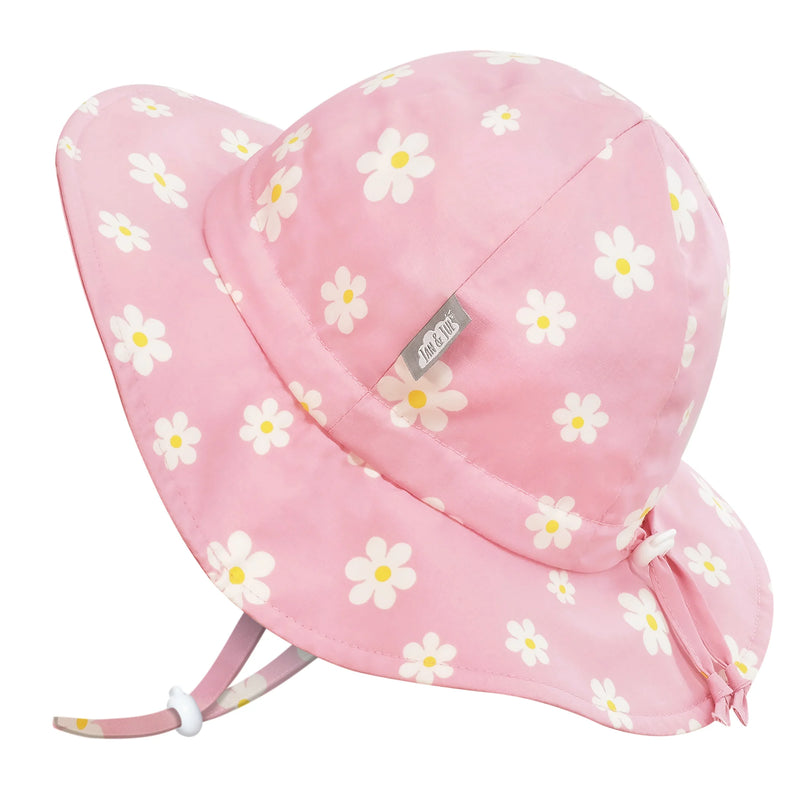 Jan & Jul - Cotton Floppy Hat - Pink Daisy