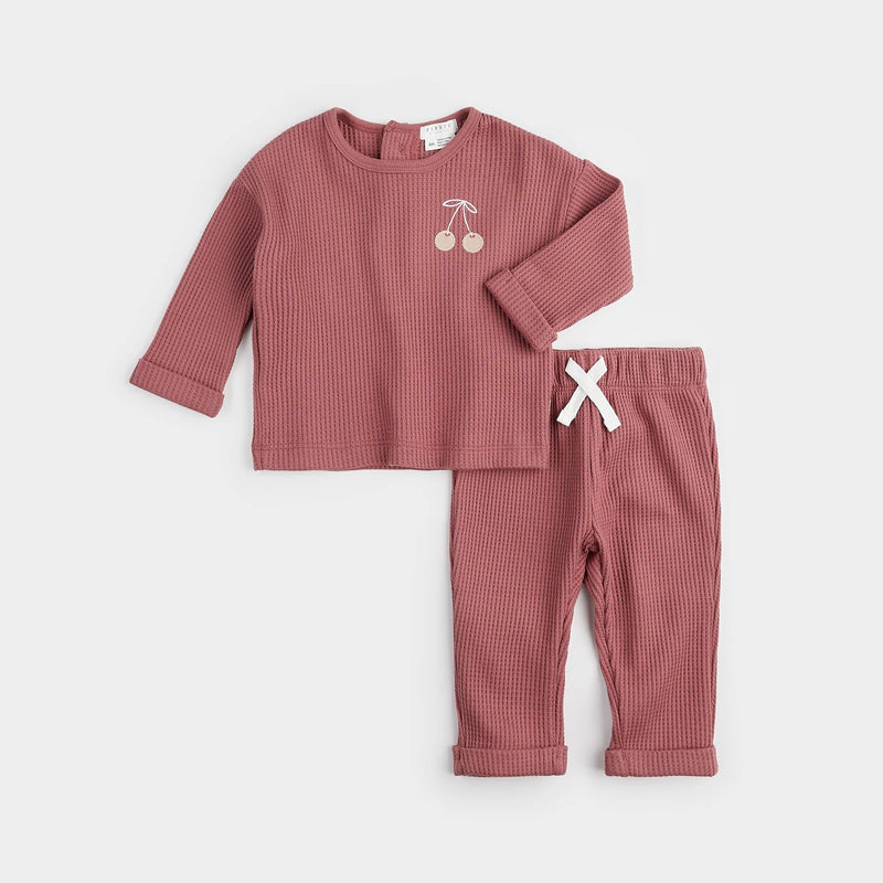 Petit Lem - Jazzberry Thermal Sweatsuit