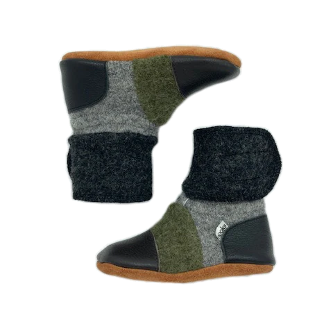 Nooks - Felted Bootie - Kelp