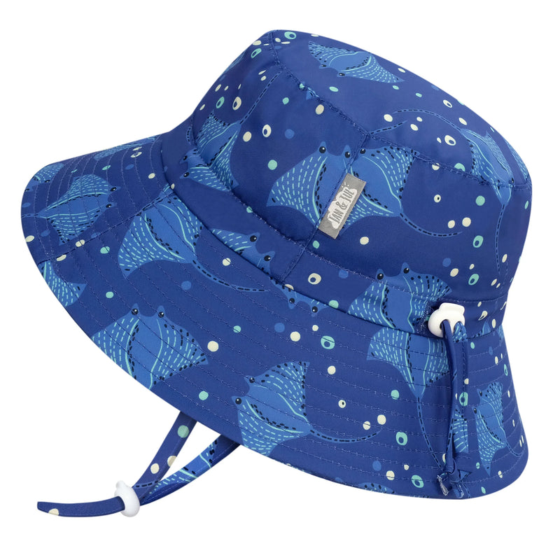 Jan & Jul - Aqua Dry Bucket Hat - Manta Ray