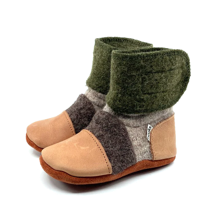 Nooks Felted Bootie Olive