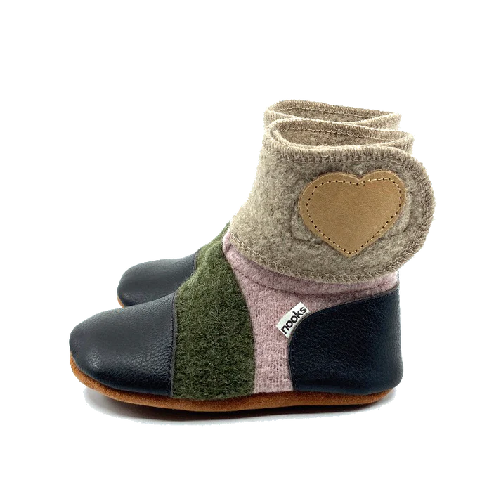 Nooks Felted Bootie - Peony