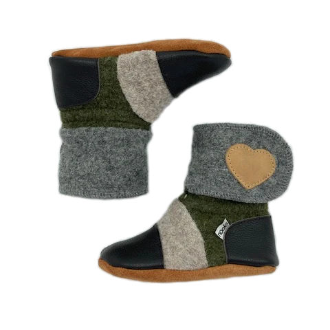 Nooks Felted Bootie - Sapling