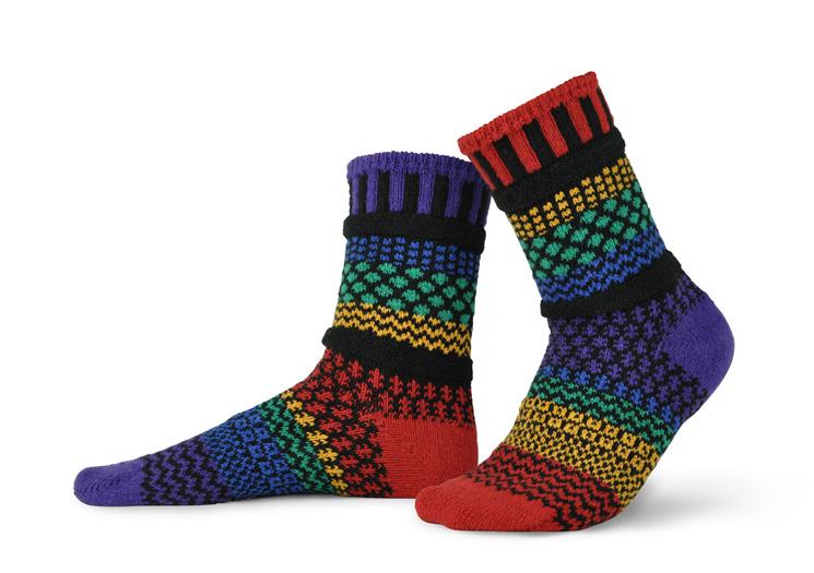 Solmate Adult Crew Socks - Gemstone