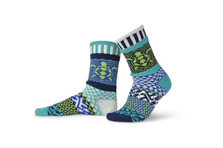 Solmate Adult Crew Socks - Ocean