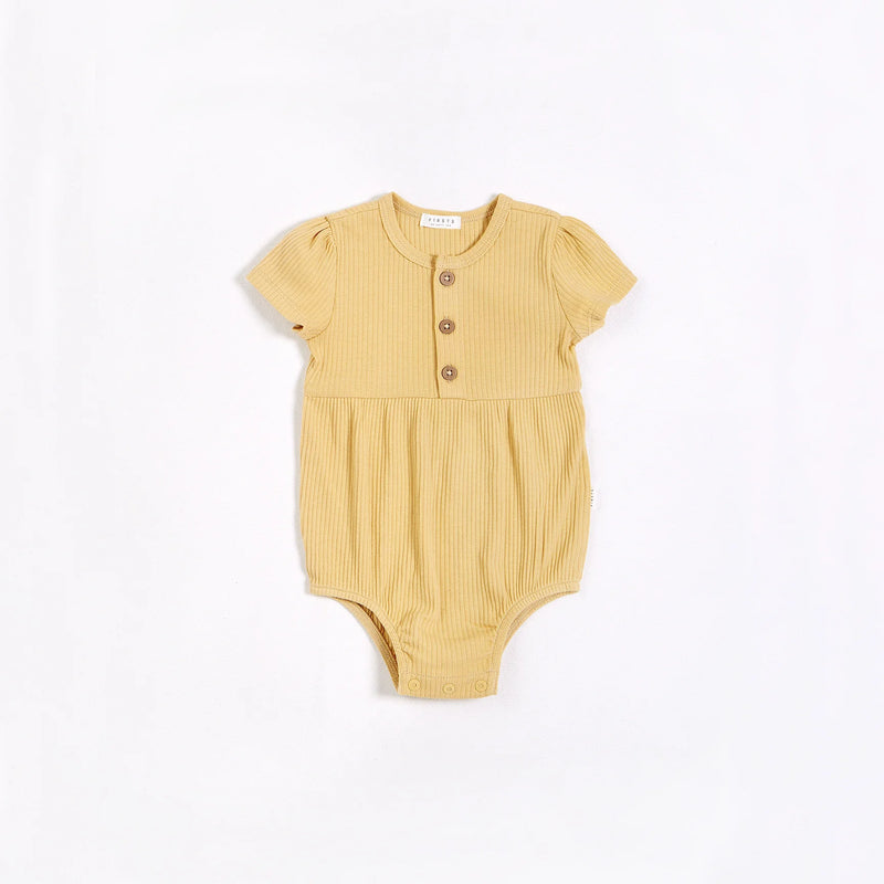 Petit Lem - Honey Modal Rib Bubble Romper - FINAL SALE