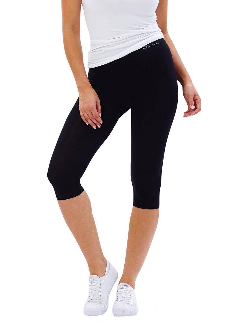 Capri Leggings in Bamboo/cotton/spandex Jersey With 4 Way Stretch. -   Canada